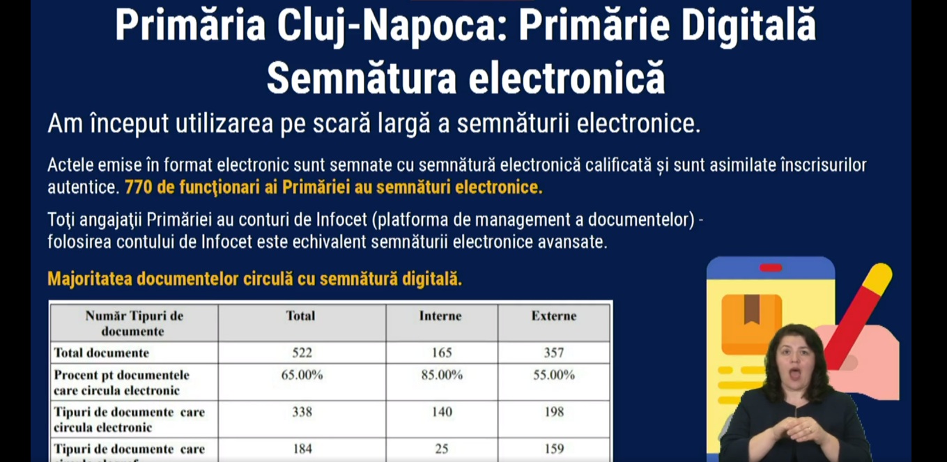 Primăria Cluj-Napoca, prima primărie digitală din România