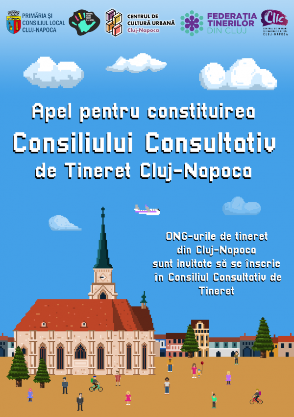 Apel pentru constituirea Consiliului Consultativ de Tineret Cluj-Napoca
