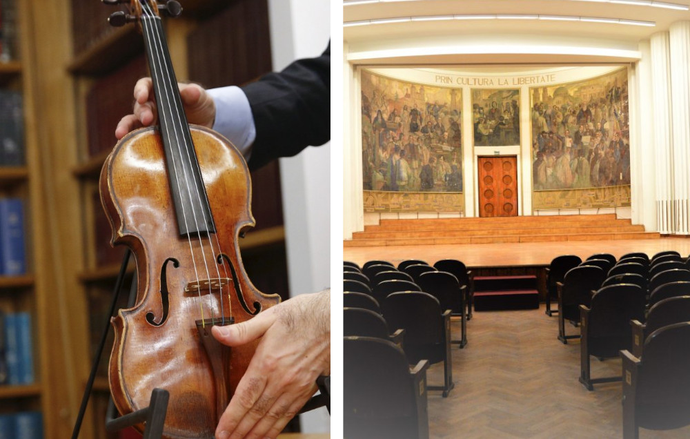 O vioară Stradivarius va răsuna din nou la Cluj