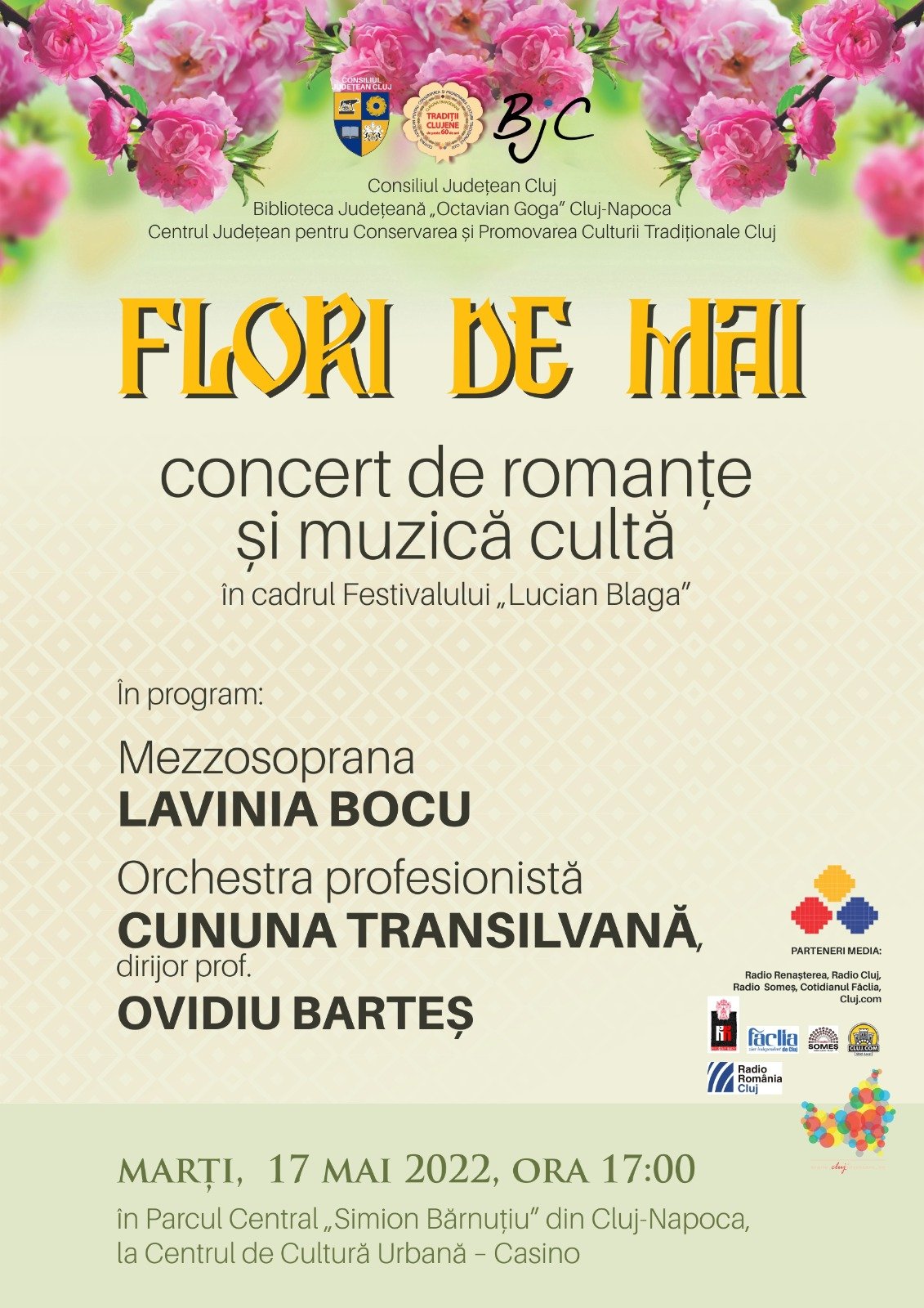 Concert de romanțe și muzică cultă „Flori de mai”
