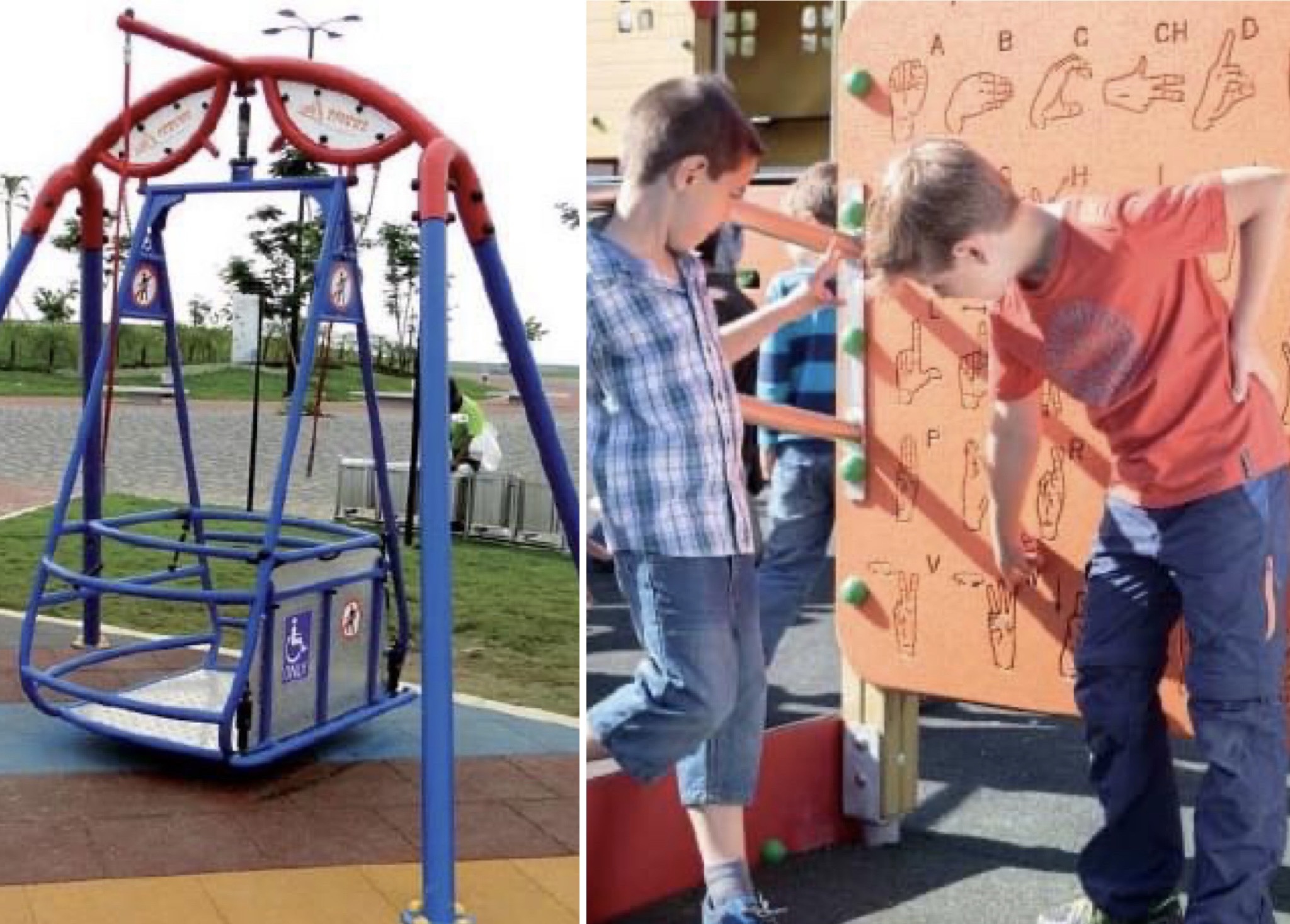 Loc de joacă pentru copiii cu dizabilități fizice și psihice la Cluj