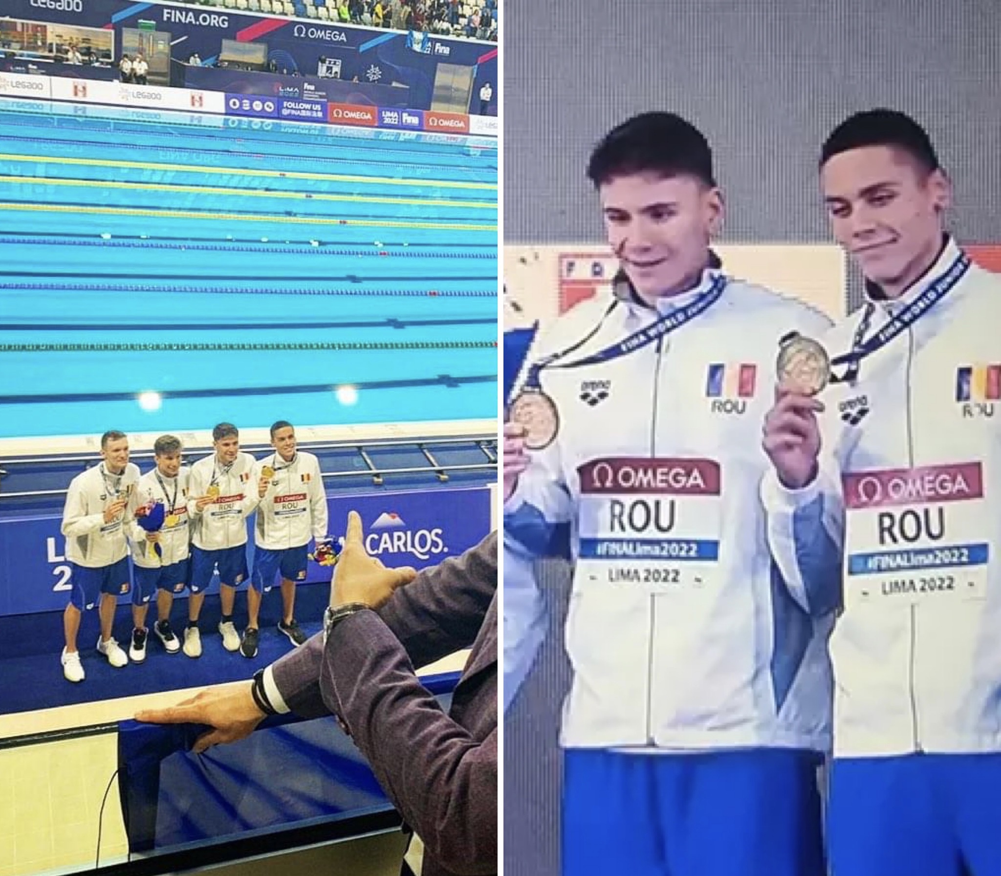 AUR pentru ștafeta României de 4×400 metri liber la Campionatele Mondiale de natație din Peru