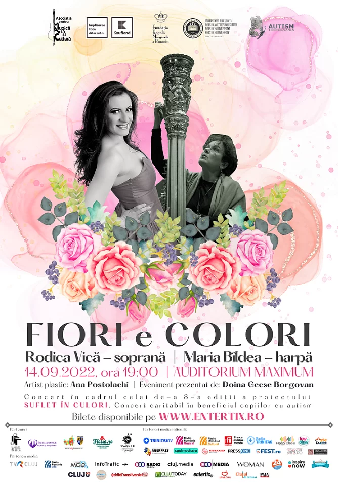 Concertul Fiori e Colori la Auditorium Maximum din Cluj-Napoca