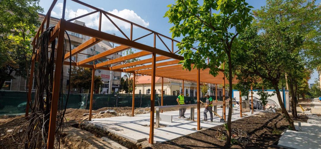 Este sau nu „betoniadă” în Parcul Ștefan cel Mare? Arhitectul proiectului: Va fi un spațiu polivalent, parc și scenă