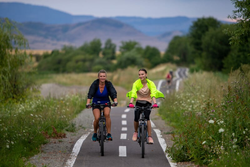 Pista de biciclete Huedin-Sâncraiu a fost INAUGURATĂ miercuri, 3 august. Are o lungime de 3 km