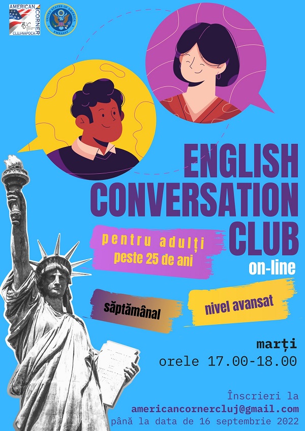 „English Conversation Club” – club on-line de conversație în limba engleză