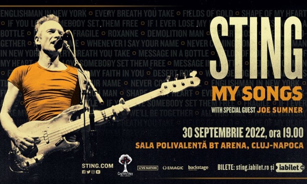 STING concertează la Cluj-Napoca