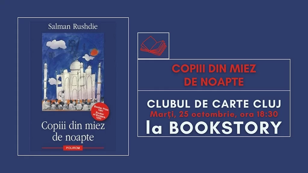 Clubul de Carte Cluj: Copiii din miez de noapte, Salman Rushdie
