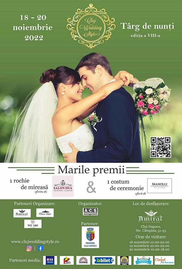 18-20 noiembrie: Cluj Wedding Style – Târg de nunți