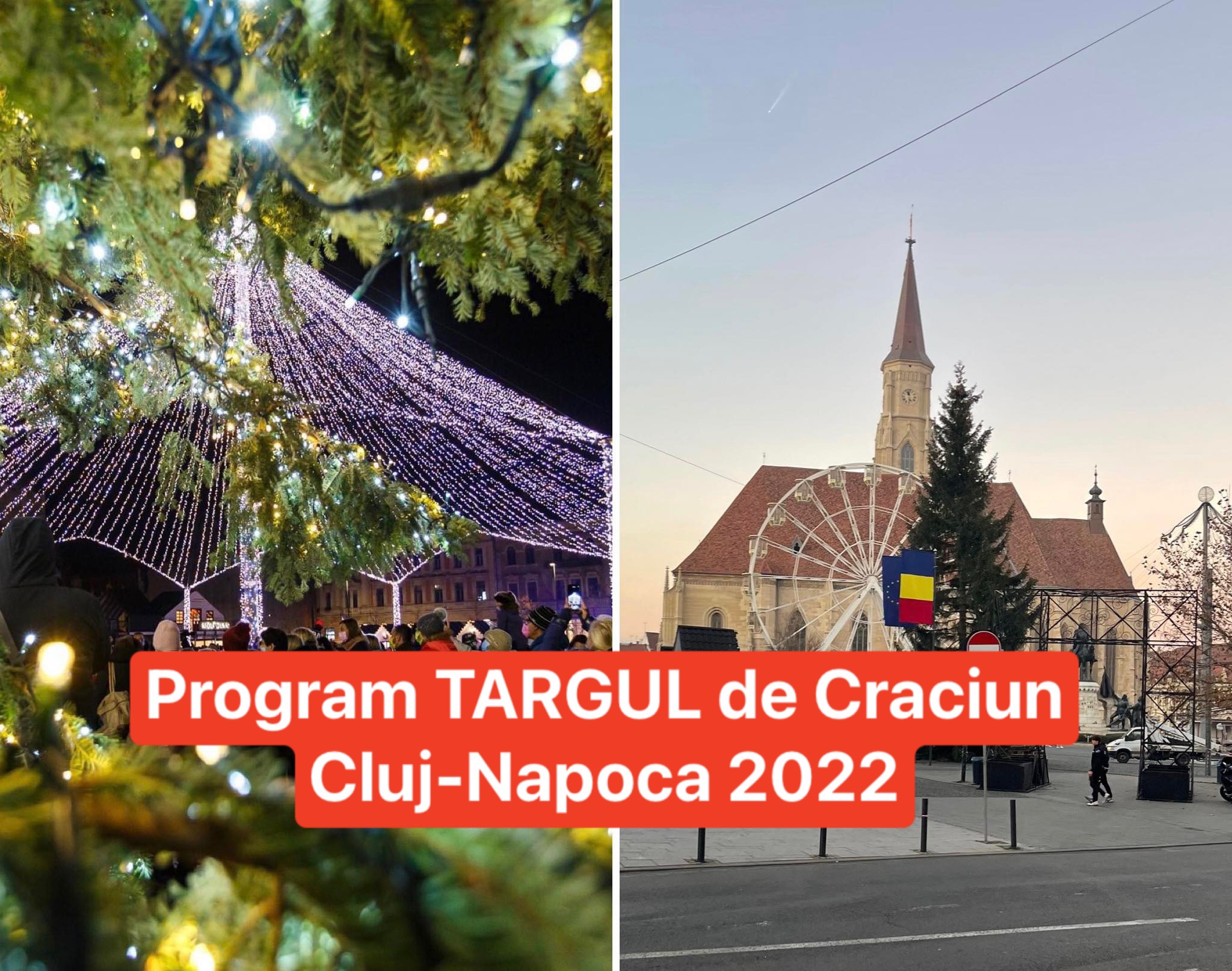 Vineri, 18 Noiembrie, se deschide Târgul de Crăciun din Piața Unirii din Cluj! PROGRAM