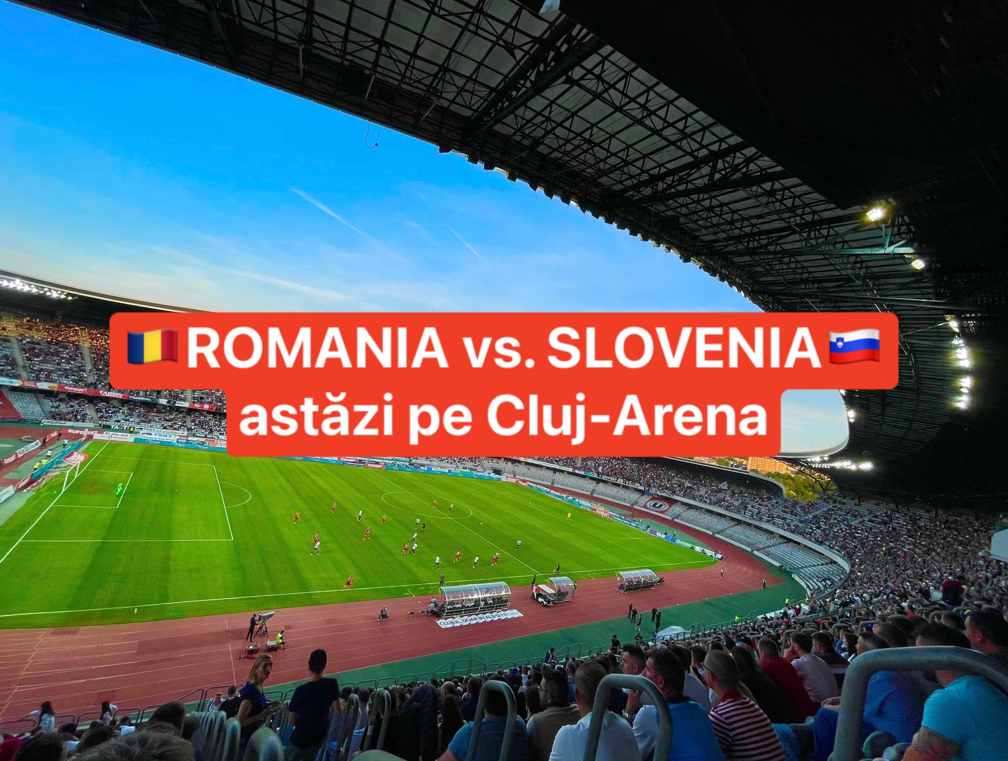 Naționala de fotbal a României va juca astăzi un meci împotriva Sloveniei pe Cluj Arena. Cât costă biletele