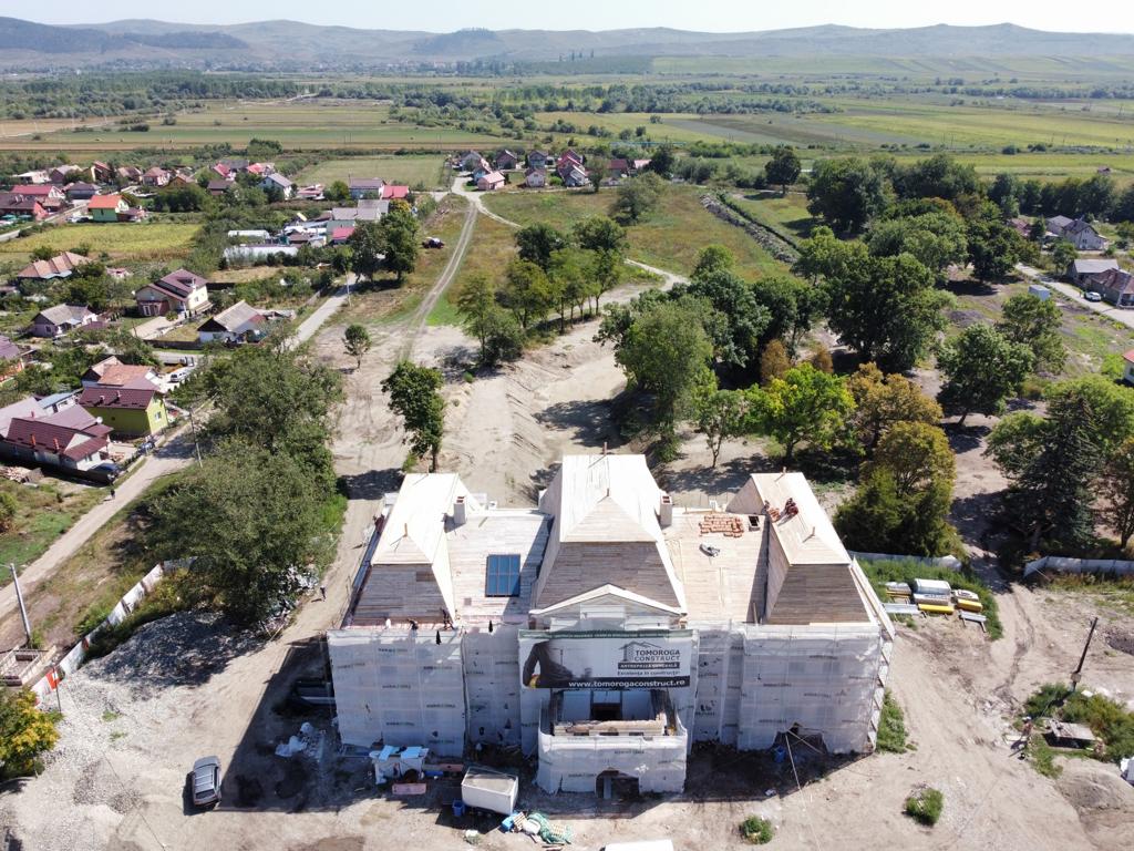 Castelul Bánffy din Răscruci este finalizat în proporție de 65%. Cum arată lucrările în acest moment. Galerie FOTO