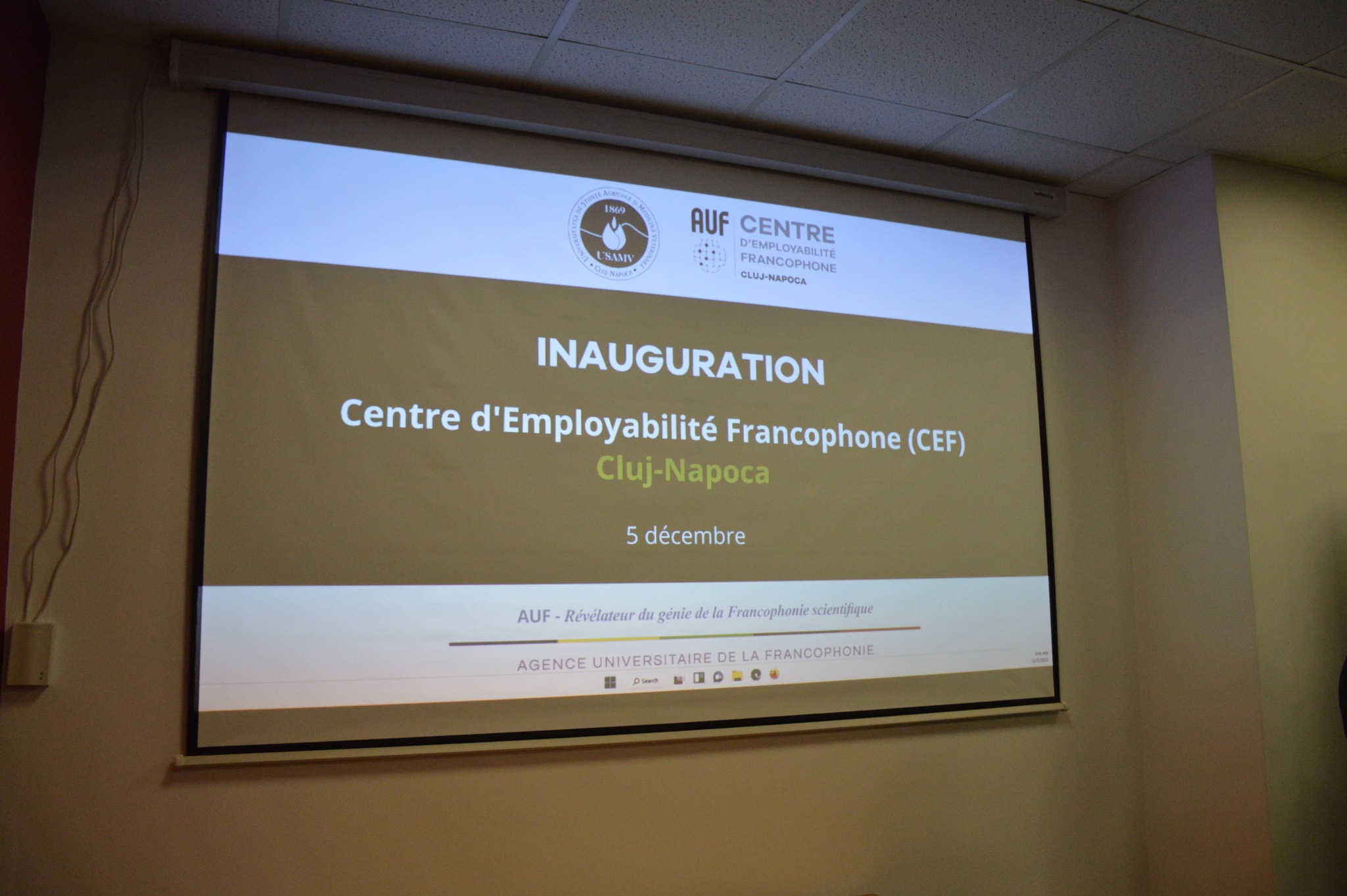 Primul Centrul de Angajabilitate Francofonă din România, deschis la USAMV Cluj-Napoca