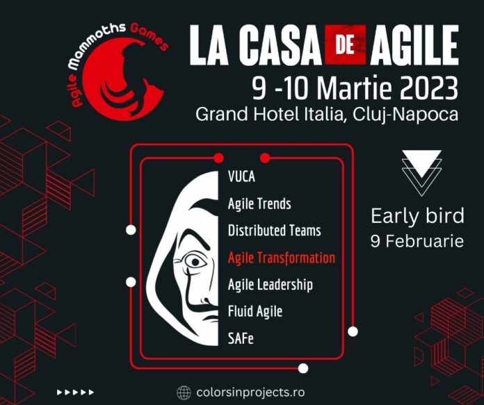 Cea de-a XII-a ediție Agile Mammoths Games are loc în martie, la Cluj-Napoca