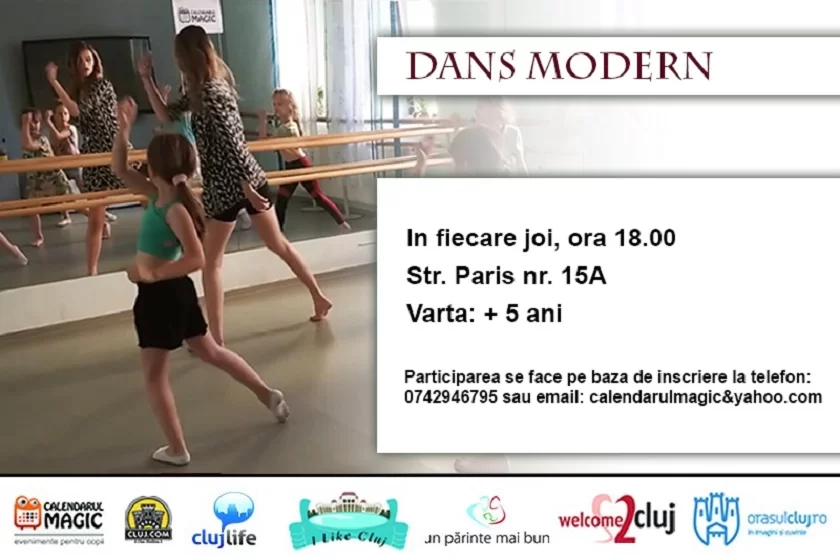19 ianuarie – Dans modern pentru copii