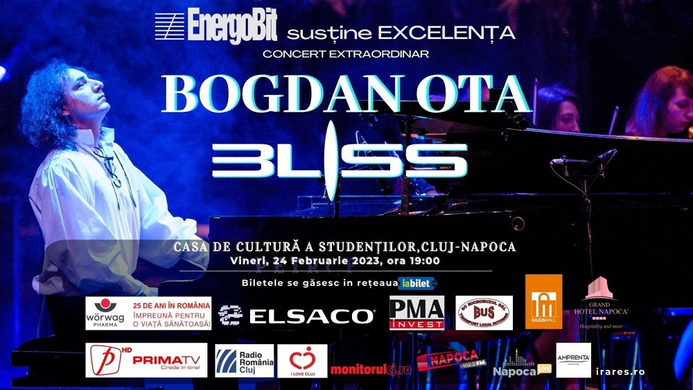 Din Las Vegas, în Cluj-Napoca. Celebrul pianist Bogdan Ota va susține un concert la Casa de Cultură. Tratament de 5 stele pentru spectatori!
