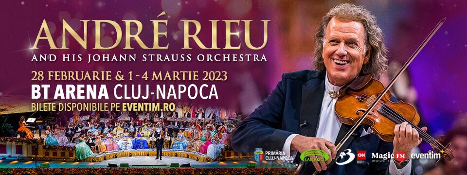 André Rieu din nou în concert la Cluj. Anunță cel de al cincilea concert la BT Arena.