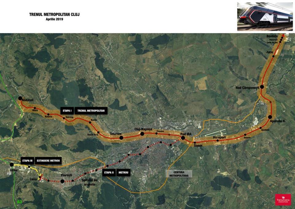 Asocierea Gulermak – Alstom – Arcada a câștigat contractul pentru metroul din Cluj-Napoca.