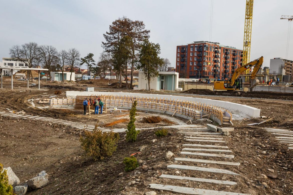 Clujul va avea un nou parc. În acest an se finalizează lucrările la Parcul Feroviarilor