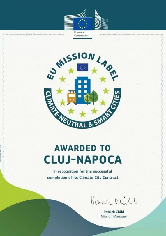 Cluj-Napoca a primit eticheta EU Mission