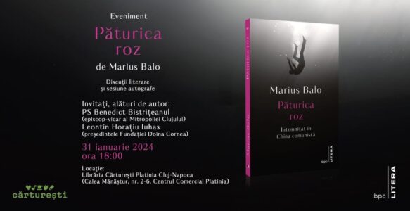 Teologul Marius Balo își lansează astăzi în Cluj-Napoca volumul ,,Păturica Roz’’