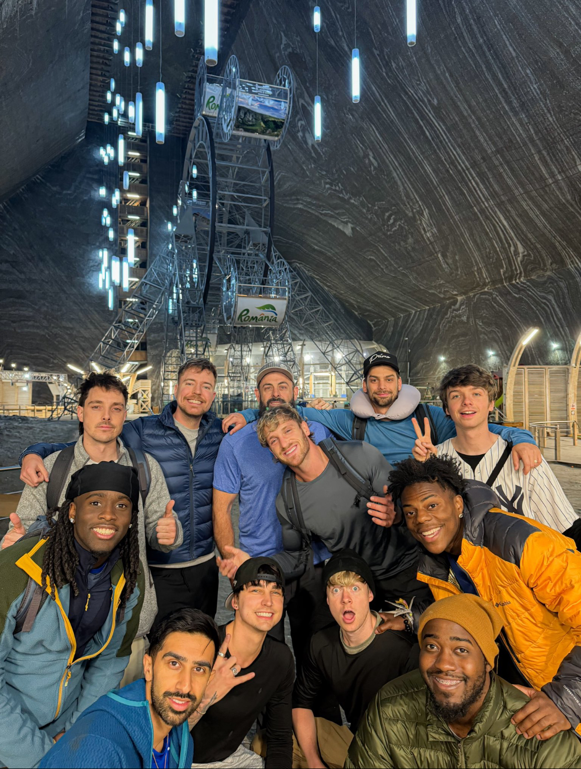 MrBeast a petrecut șapte zile la Salina Turda