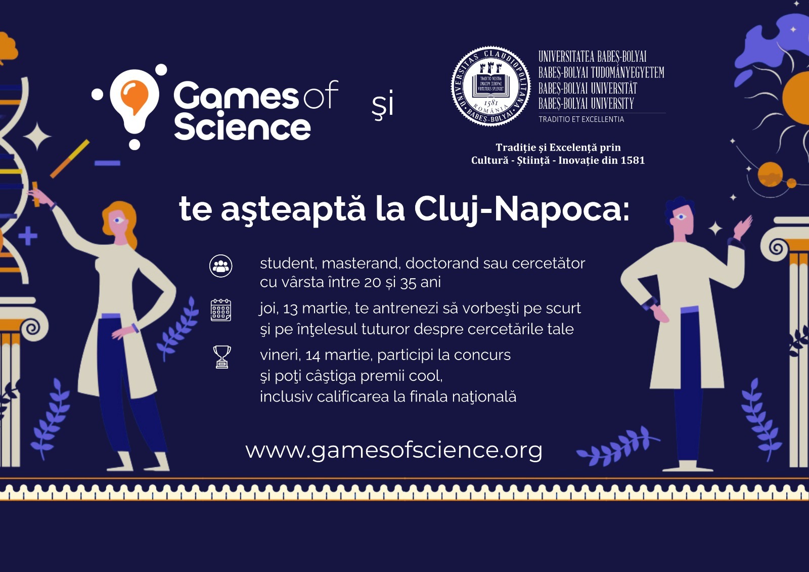 Games of Science revine la UBB cu ediția a IV-a!