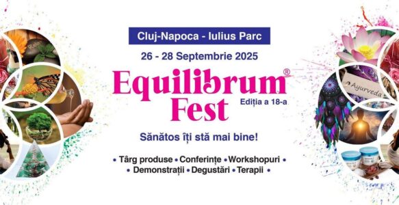 Kids corner, târg cu produse bio, sesiuni de sport și multe surprize la „Equilibrum Fest Cluj” din Iulius Parc