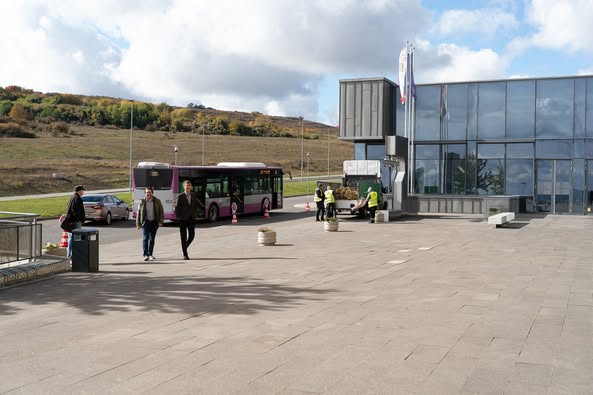 Reprezentanți ai conducerii Universității Babeș-Bolyai în vizită la CREIC