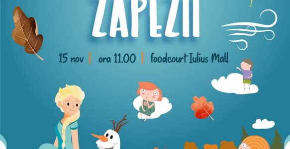 Păpușile hazlii aduc pe scena din Iulius Mall povestea: „Crăiasa zăpezii”. Participarea este gratuită
