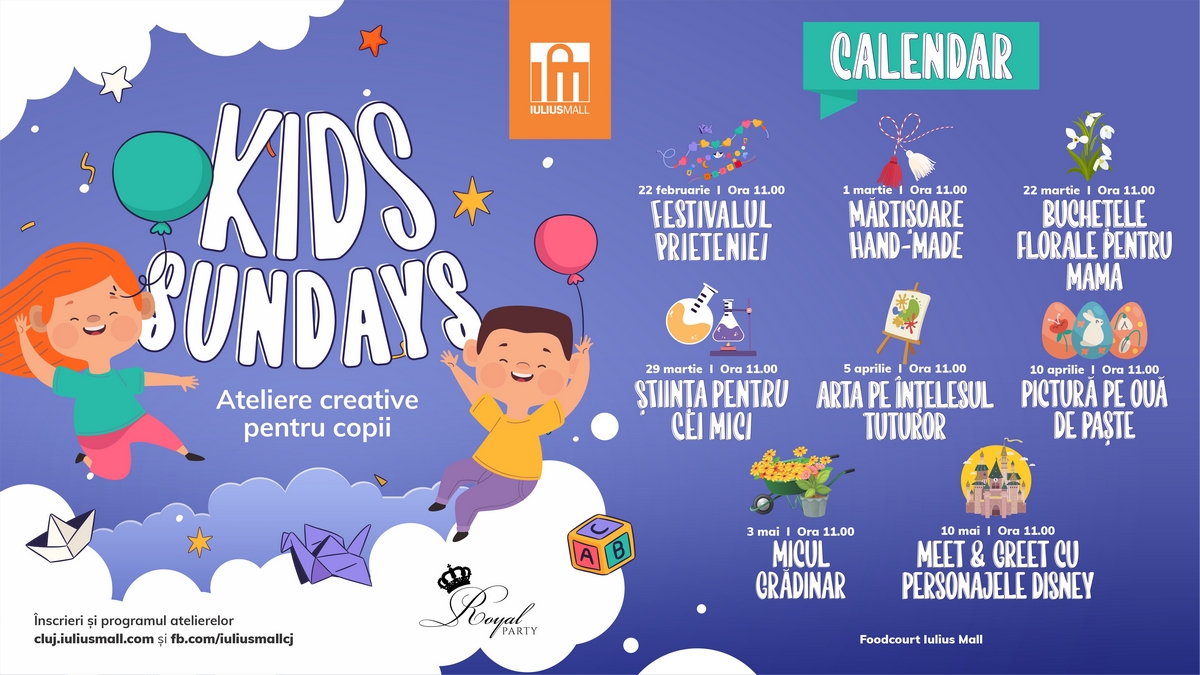 Teatru, ateliere creative și întâlniri pet-friendly, în weekend la Iulius Mall Cluj