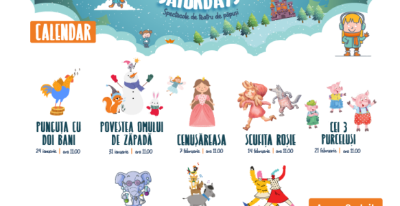 Poveștile copilăriei prind viață la teatrul de păpuși de la Iulius Mall Cluj. Sâmbăta aceasta, cei mici o întâlnesc pe „Cenușăreasa”