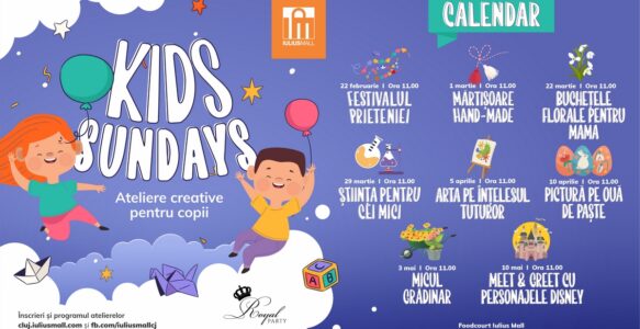 Weekend colorat la Iulius Mall Cluj: teatru de păpuși, atelier de mărțișoare și proiecții 360 de grade, Planetariu