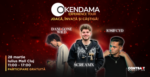 Demonstrații live și concursuri la OKENDAMA Experience Tour, în acest weekend, la Iulius Mall Cluj