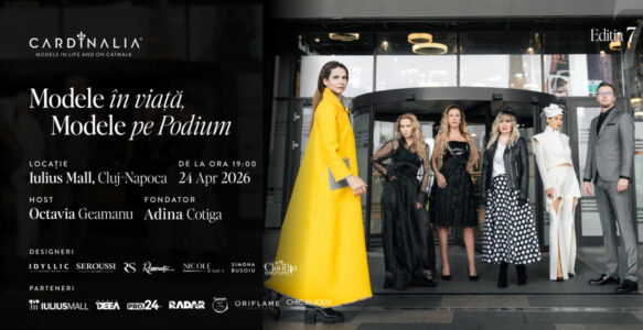 Cardinalia aduce la Iulius Mall Cluj un show inedit: 40 de medici, profesori, avocați și manageri vor urca pe catwalk