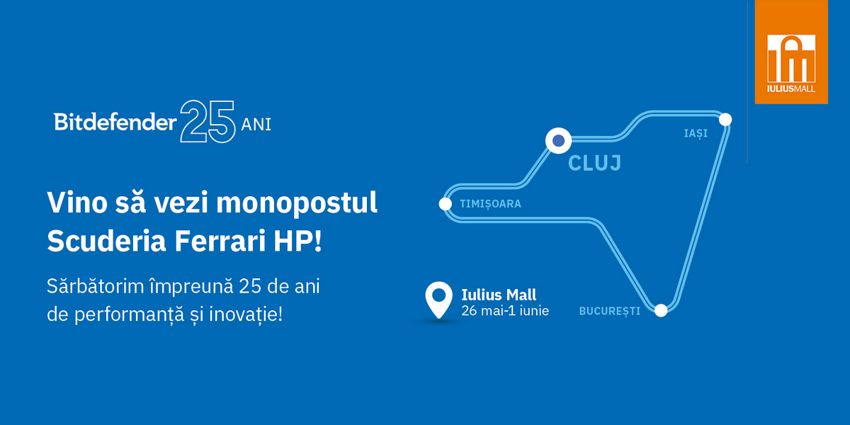 Universul Formula 1 ajunge în proiectele IULIUS din Cluj-Napoca, Iași și Timișoara