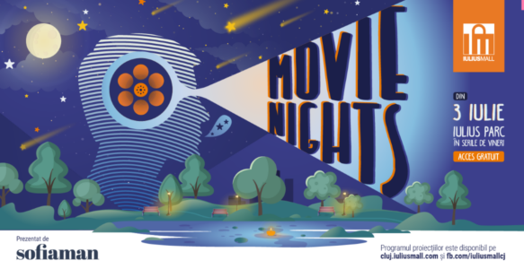 Movie Nights revine la Iulius Mall Cluj cu seri tematice în aer liber. Vineri, vino la film în pijamale!
