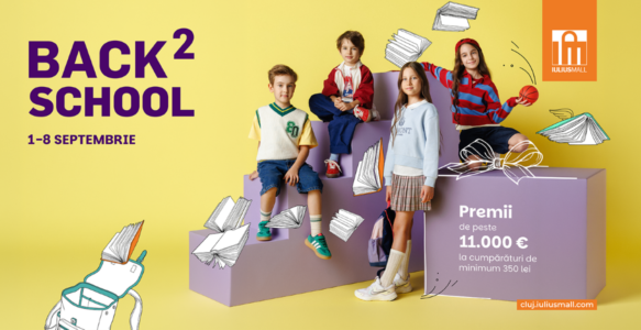 Reduceri și cadouri la shopping de „Back to School”, la Iulius Mall Cluj